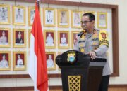 Kapolda Sulawesi Selatan Memberi Arahan Kepada Personel Polres Bone Dalam Rangka Kunjungan Kerja di Polres Bone